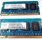 PAMIĘĆ NANYA 2x256MB DDR2 667MHZ NT256T64UH4A1FN-3C