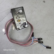 Komplet guziki diody panel front obudowy PC POWER RESET HDD LED przyciski