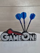 Stojak na 3 lotki do darta "GAME ON"