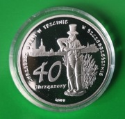 40 CHRZĄSZCZY - moneta zastępcza - stan menniczy