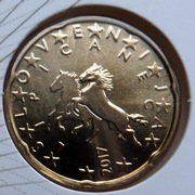 SŁOWENIA 2017 20 CENTÓW UNC !!!!!!!!!!