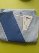 Fartuszek roboczy niebieski,bawełniany rozmiar 42