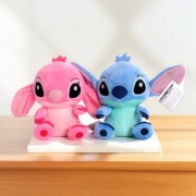 Piękne pluszaki z bajki Stitch i Angel w zestawie nowe 20 cm