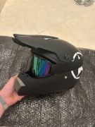 Kask motocyklowy full-face cross enduro ATV quad + gogle rozmiar L
