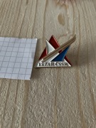 przypinka kolekcjonerska  narciarska LYZAR CSSR czechoslowacja