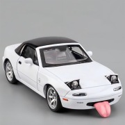 Model Mazda Miata 1:32, Światła, Dźwięki, Otwierane Elementy, Pull-Back