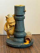 Classic Pooh Border Fine Arts świecznik Kubuś Puchatek Disney