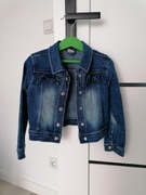 Kurtka jeansowa dziewczęca rozmiar 110