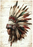 pocztówka z motywem Dzikiego Zachodu