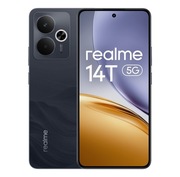 NOWY realme 14T 5G 8/256GB Amoled 120Hz 6000mAh 45W IP69 czarny + ładowarka