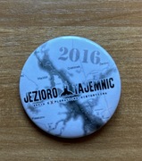 JEZIORO TAJEMNIC CZAPLINEK TEMPELBURG 2016 BUTTON