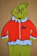 The Grinch strój kostium  piżama 3/4 lat_98/104 cm