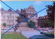 Gdańsk- Pomnik Jana III Sobieskiego .Pocztówka z opisem 1974 rok. 