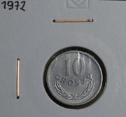 10 groszy 1972                
