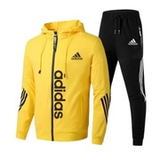 Sportowy dres Adidas komplet spodnie + bluza trening siłownia 
