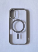 Etui/case przezroczyste z magsafe szare iPhone 16 