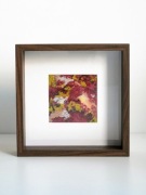 Obraz abstrakcyjny – pastele olejne | oprawiony w ramę z passe-partout