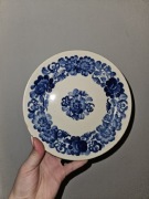 Duży unikatowy  zestaw 14 talerzyków Włocławek Ręcznie malowany fajans