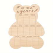 Drewniana tablica na roczek na zdjęcia 12 miesięcy " my first year" Nowa!