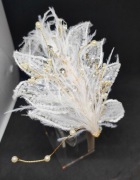 Opaska ślubna/ fascynator/ ozdoba do włosów.