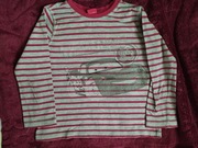 Bluzka bluzeczka koszulka dla chłopca długi rękaw auto samochód Disney 104