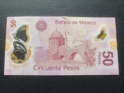 MEKSYK 50 Pesos 2017 Seria X Morelos Mariposa 