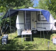 Namiot - Daszek do przyczepy kempingowej N126N