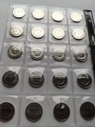 Zestaw menniczy 1 zł  od 1993 do 2025 roku  20 menniczych monet.