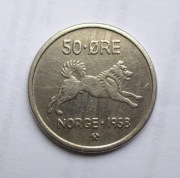 50 Ore 1958 r.  Norwegia
