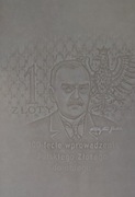 1zl Władysław Grabski znak wodny PWPW format A4- 100 lecie złotego 