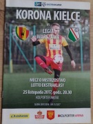 Program Korona Kielce - Legia Warszawa 25.11.2017