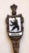 Srebrna łyżeczka Berlin - herb, próba 800, 8,32 gr