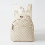 Beżowy plecak pikowany 