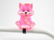 Dzwonek rowerowy RÓŻOWY KOTEK / LISEK