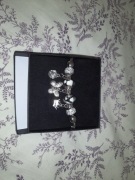 Srebrna bransoletka motylek