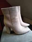 Botki damskie zamszowe 