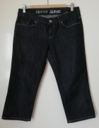 Rybaczki damskie jeansowe ciemne Cross Jeans r. 30