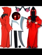 Przebranie strój bal karnawał zjawa żniwiarz 122-128 