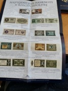 Album najpiękniejsze Polskie banknoty w czystym złocie 