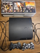PlayStation 3 + 2 pady + 21 gier - w pełni sprawna, gotowa do grania!