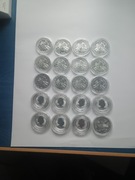 Srebro bulionowe 20 x 1 oz okazja filharmonik kangur monety srebrne lokata
