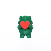 Żabka z serduszkiem prezent ozdoba