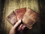 Portfel Sundance męski skórzany, ręcznie wykonany,minimalistyczny,elegancki