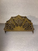 Stary metalowy serwetnik