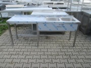 Zlew Gastronomiczny 2 Komorowy Komory Z Prawej 200/60/85