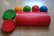 Ścieżka sensoryczna 7 przedmiotów, poduszka sensoryczna, dysk, półkula,