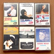 Zestaw 6 kaset Michael Jackson, George Michael, Kate Bush, Tanita Tikaram