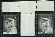POLSKA Fi.274** x2, 1935r - Wydanie żałobne po śmierci Józefa Piłsudskiego