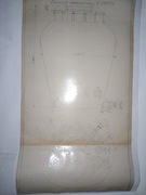 STARY RYSUNEK TECHNICZNY ZBIRONIK KAMIONKOWY WAZON