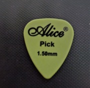 Kostka do gitary elektrycznej Alice Pick 1.50 mm zielona